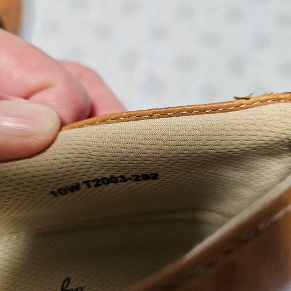 Trotters Accent Espadrille Slip On Size 10W Tan (Luggage Leather) - Picture 8 of 11